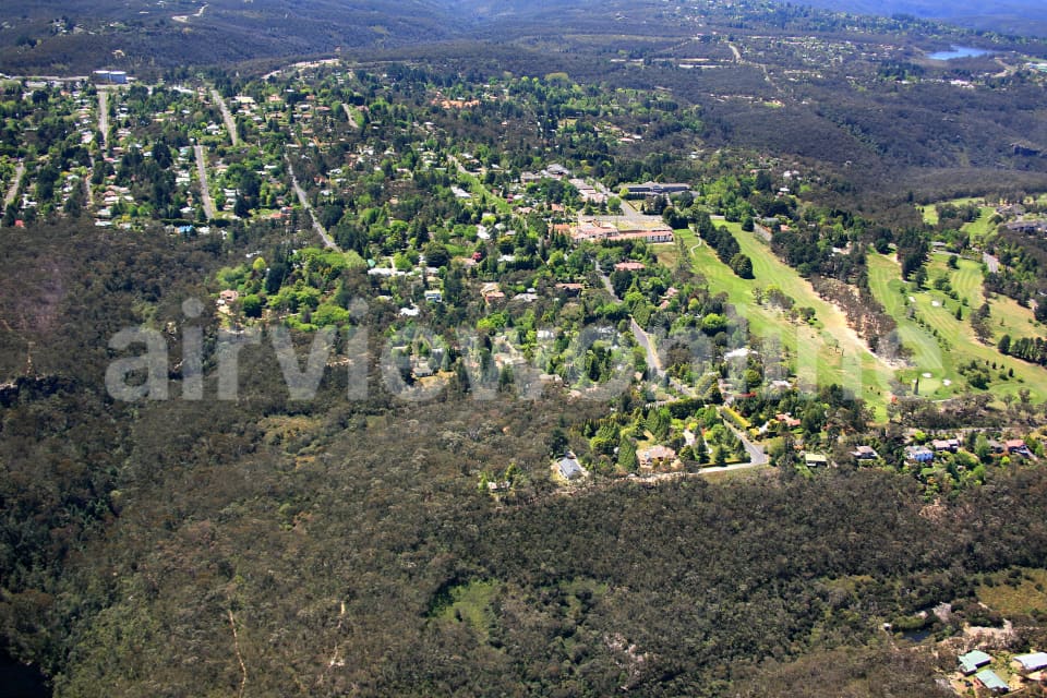 Aerial Image of Leura and Leura Golf Course