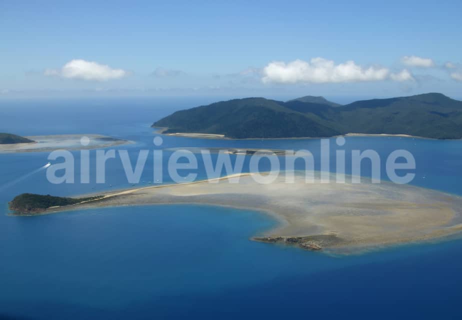 Aerial Image of Bird Island, Whitsundays, Queensland