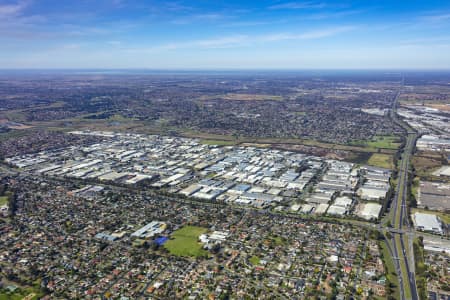 Aerial Image of HALLAM COMMERCIAL AREA