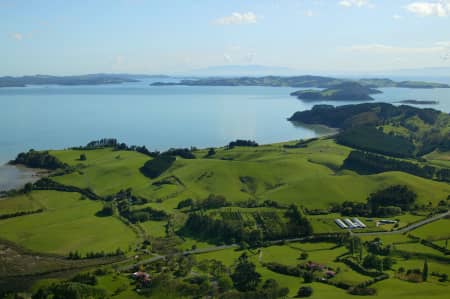 Aerial Image of KAWAKAWA BAY AND  FARMLAND.
