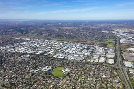 Aerial Image of HALLAM COMMERCIAL AREA