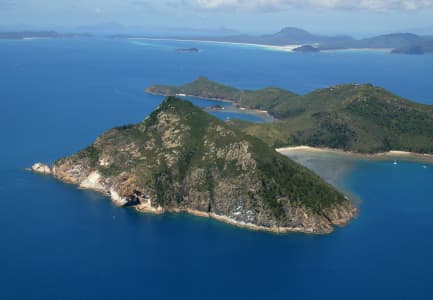 Aerial Image of BORDER ISLAND, WHITSUNDAYS, QUEENSLAND