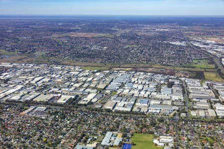 Aerial Image of HALLAM COMMERCIAL AREA