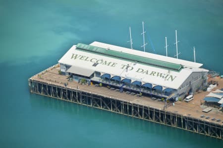 Aerial Image of CLOSEUP OF STOKES HILL WHARF DARWIN