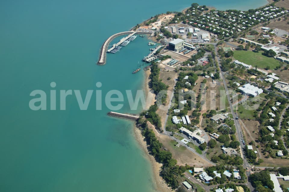 Aerial Image of HMAS Coonawarra Darwin Naval Base Larrakeyah