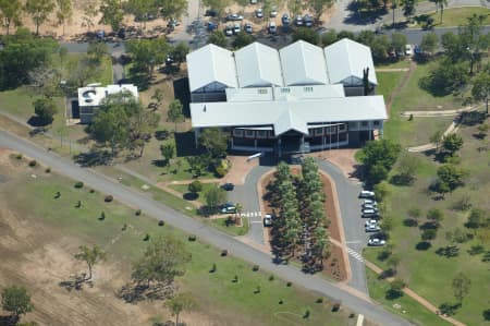 Aerial Image of HEADQUARTERS OF HMAS COONAWARRA DARWIN NAVAL BASE.