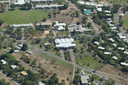 Aerial Image of HEADQUARTERS OF HMAS COONAWARRA DARWIN NAVAL BASE.