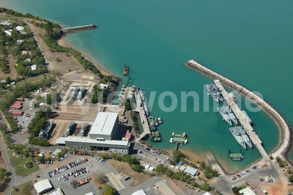 Aerial Image of HMAS Coonawarra Darwin Naval Base
