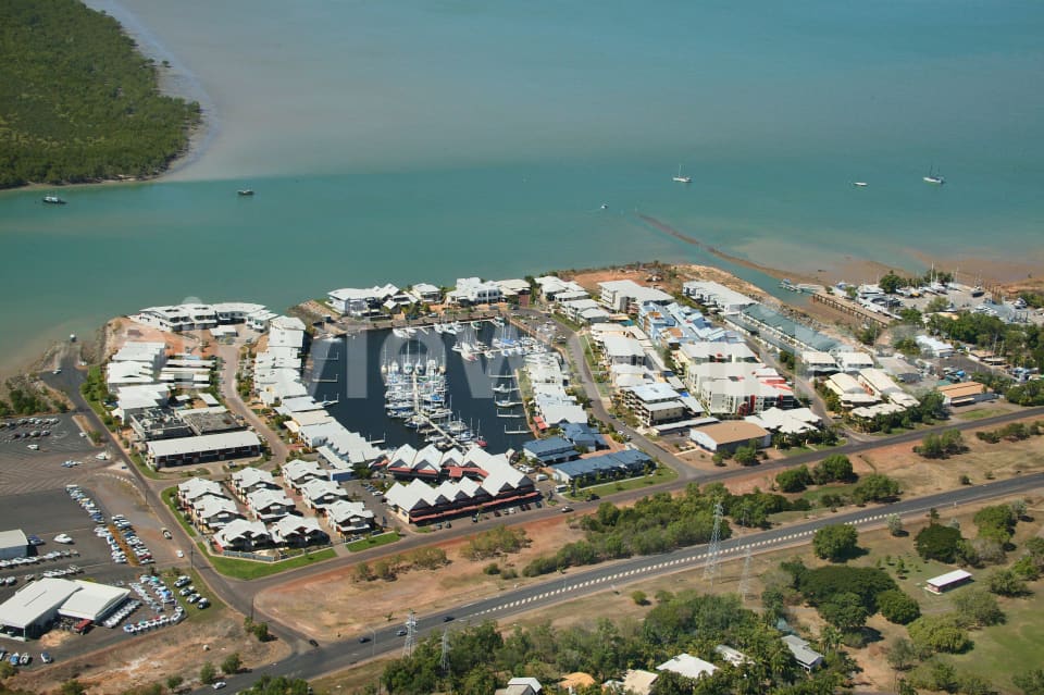 Aerial Image of Marina in Stuart Park Darwin
