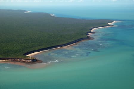 Aerial Image of BATHURST ISLAND WESTERN COASTLINE.