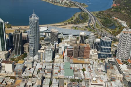 Aerial Image of PERTH CBD LOOKING SOUTH.