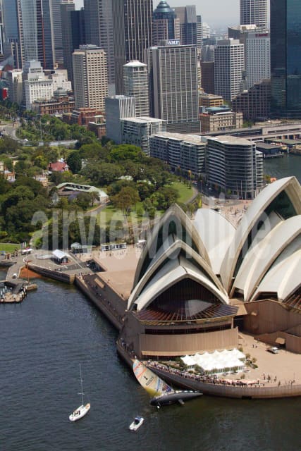 Aerial Image of Capsized Yacht at Sydney Opera House #7
