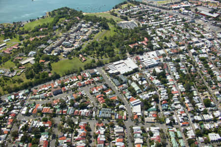 Aerial Image of LILYFIELD AND ROZELLE OVERHEAD.