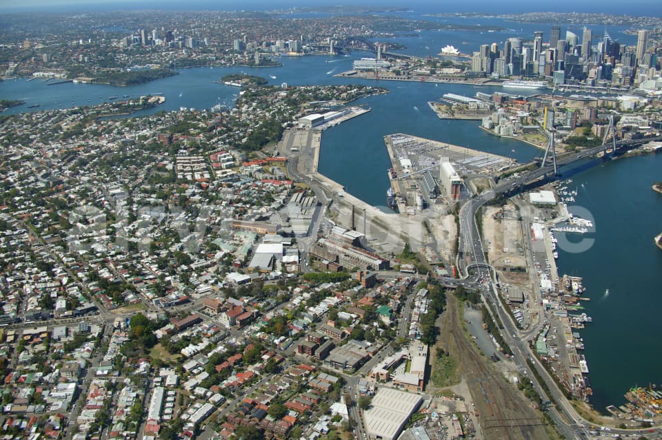 Aerial Image of Looking North East from Rozelle