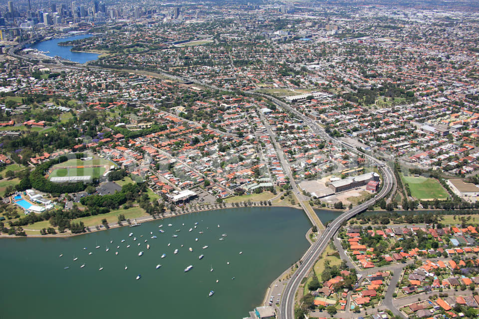Aerial Image of Lilyfield to Sydney\'s Eastern Suburbs