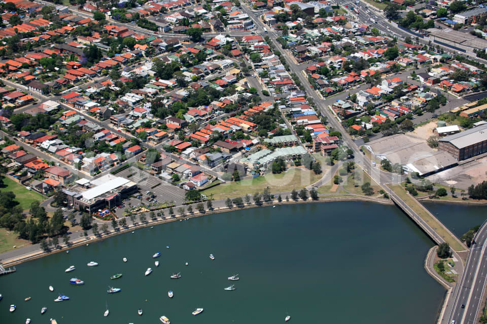 Aerial Image of Closeup of Iron Cove Lilyfield