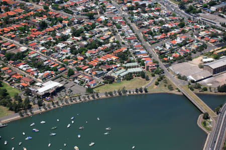 Aerial Image of CLOSEUP OF IRON COVE LILYFIELD.