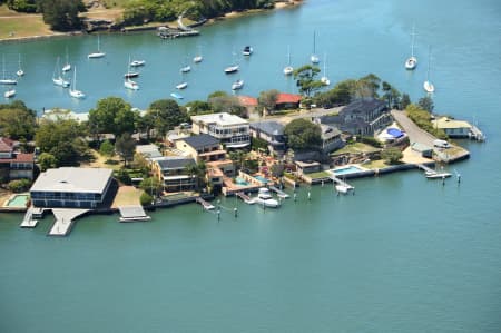 Aerial Image of CLOSEUP OF LOOKING GLASS POINT.