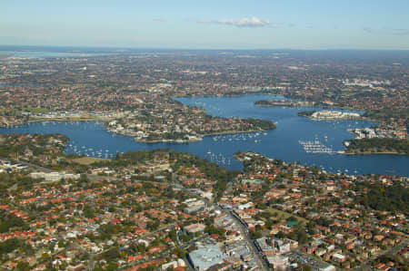 Aerial Image of GLADESVILLE LOOKING SOUTH.