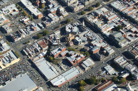 Aerial Image of OVERHEAD OF BALLARAT TOWN CENTRE.