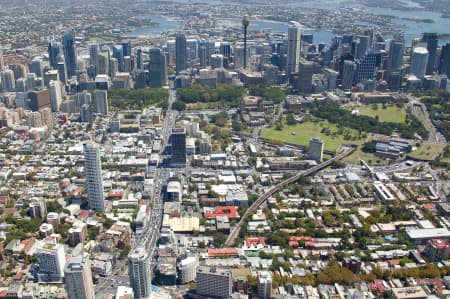 Aerial Image of WOOLLOOMOOLOO AND CBD