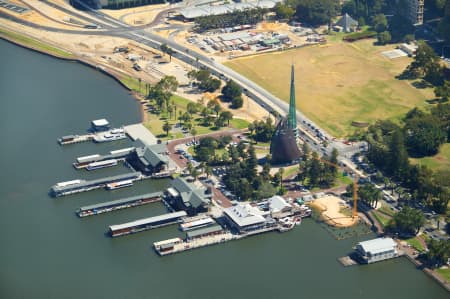 Aerial Image of BARRACK SQUARE & SWAN BELL TOWER