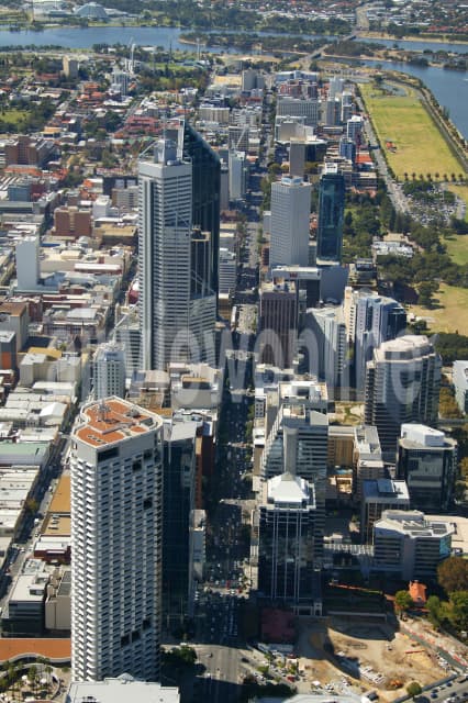 Aerial Image of Perth Portrait