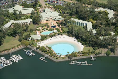 Aerial Image of THE HYATT HOTEL SANCTUARY COVE.