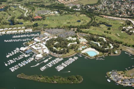 Aerial Image of THE HYATT HOTEL SANCTUARY COVE.