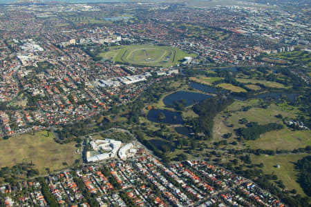 Aerial Image of QUEENS PARK, CENTENNIAL PARK TO BOTANY.
