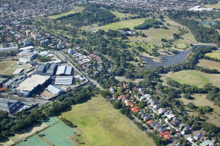 Aerial Image of MOORE PARK AND CENTENNIAL PARK.