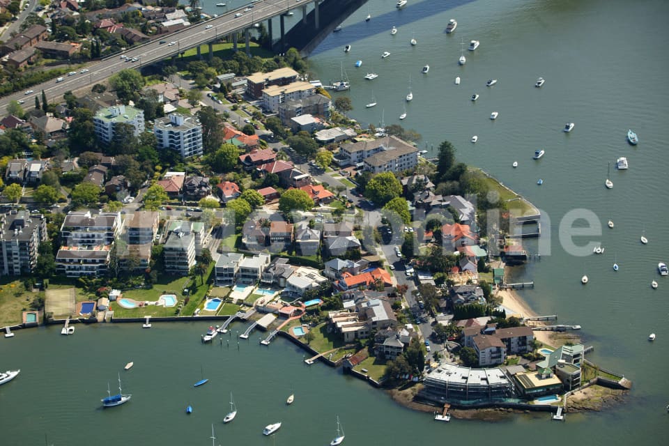 Aerial Image of Wrights Point Drummoyne