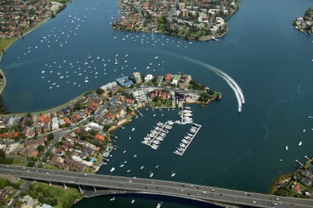 Aerial Image of FIVE DOCK POINT DRUMMOYNE.