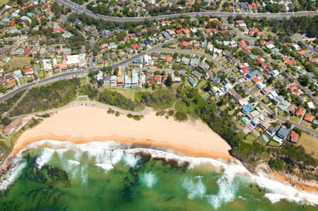 Aerial Image of OVERHEAD OF WARRIEWOOD BEACH