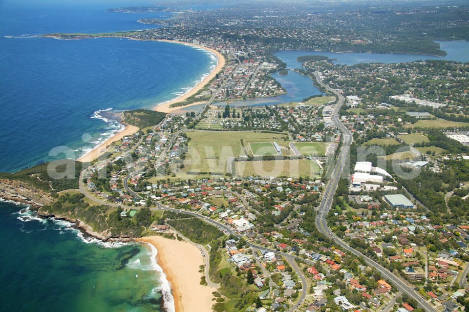 Aerial Image of Warriewood Looking South