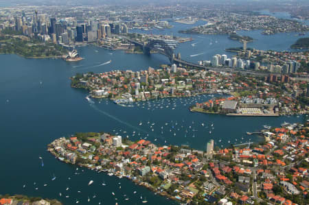 Aerial Image of NEUTRAL BAY TO SYDNEY HARBOUR BRIDGE.