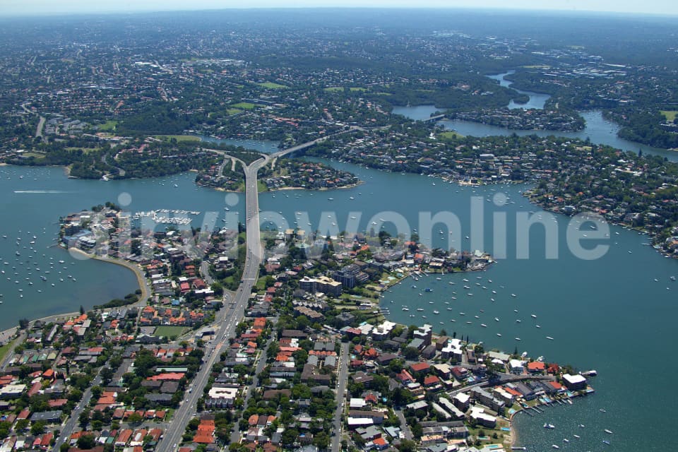 Aerial Image of Drummoyne Looking North West