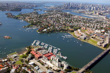 Aerial Image of BIRKENHEAD POINT DRUMMOYNE.