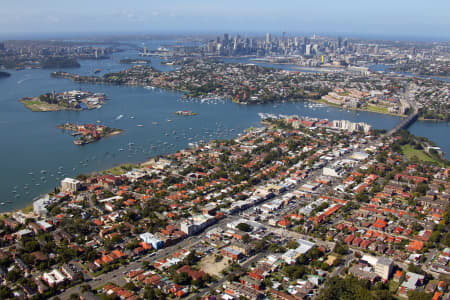 Aerial Image of DRUMMOYNE TO CITY.