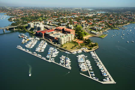 Aerial Image of BIRKEHEAD POINT DRUMMOYNE.