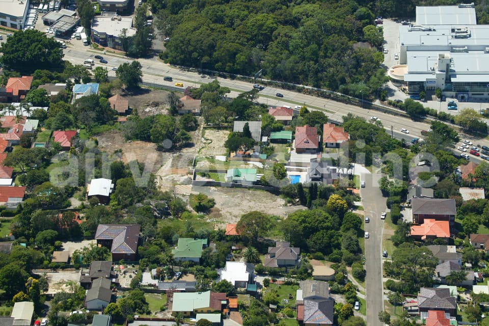Aerial Image of Pittwater Road and Moorilla Street Dee Why