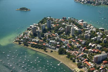 Aerial Image of DARLING POINT AND CLARK ISLAND.