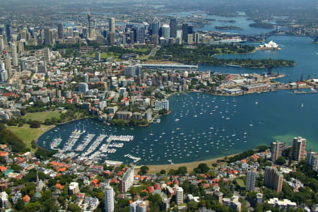 Aerial Image of DARLING POINT TO CBD.