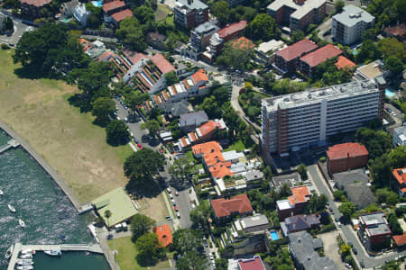 Aerial Image of CLOSEUP OF DARLING POINT.