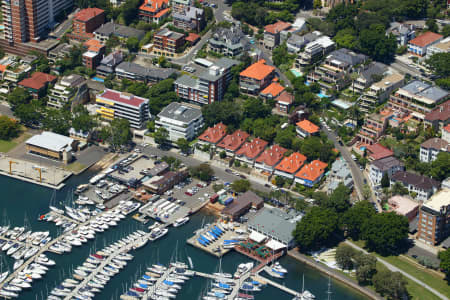 Aerial Image of CLOSEUP OF DARLING POINT.