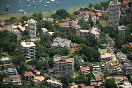 Aerial Image of CLOSEUP OF DARLING POINT.