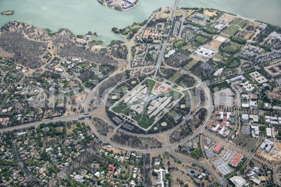 Aerial Image of Capital Hill, Canberra