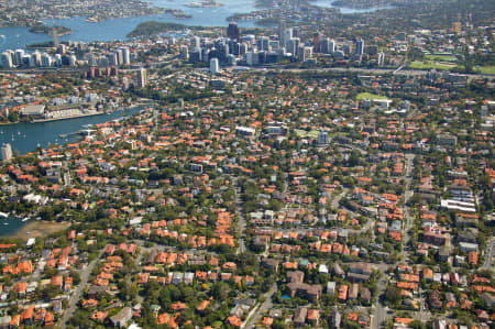 Aerial Image of CREMORNE TO NORTH SYDNEY.