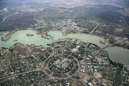 Aerial Image of CAPTIAL HILL,  CANBERRA
