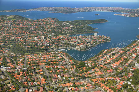 Aerial Image of CREMORNE TO WATSONS BAY.